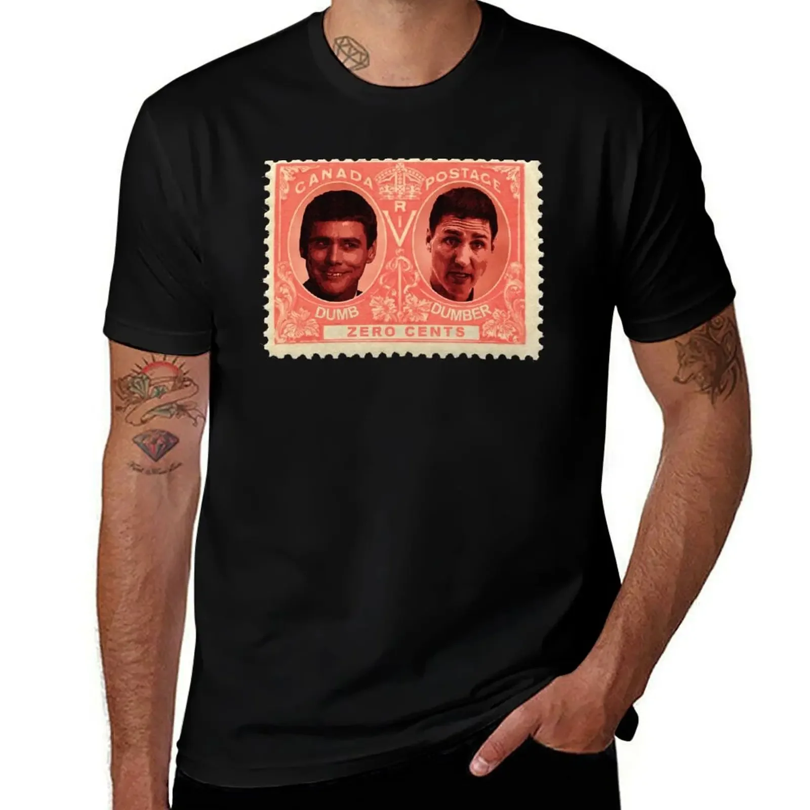 Trudeau Haircut : Dumb and Dumber - Funny T-Shirt hippie clothes T-shirts man black t-shirts for men