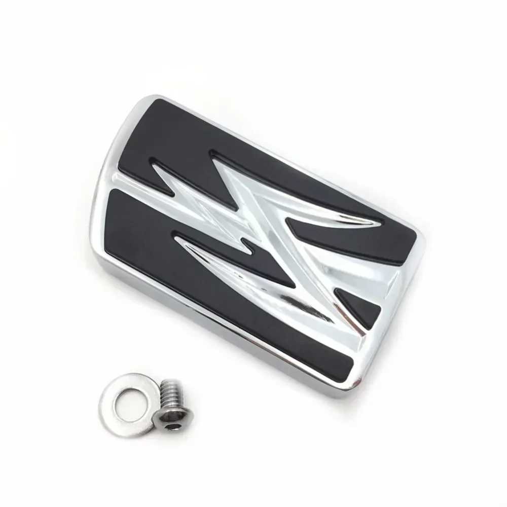 

Motorcycle Lightning Large Brake Pedal Pad For Harley 2012-later Dyna FLD, 1986-later FL Softail and 1980-later Touring models