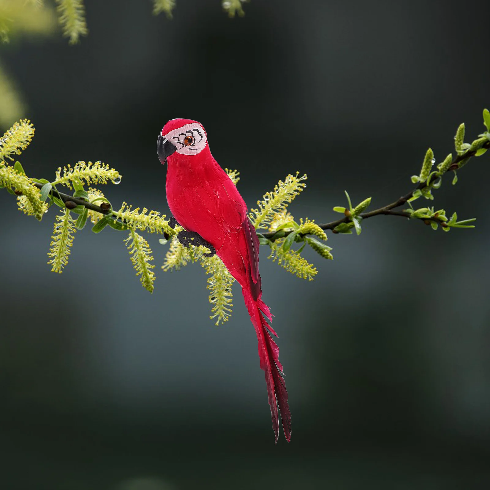 Kunstmatige simulatie papegaai groen decor decoratie voor thuis schuim vogelornamenten