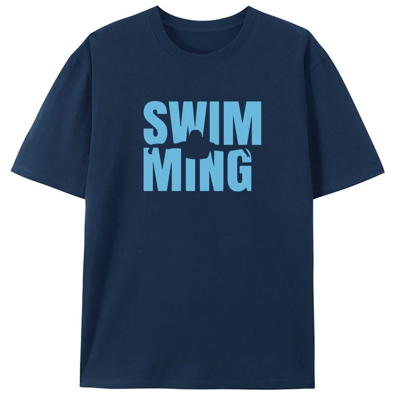 

buXsbaum Herren Unisex Kurzarm T-Shirt Swimmning Type schwimmen Schwimmsport