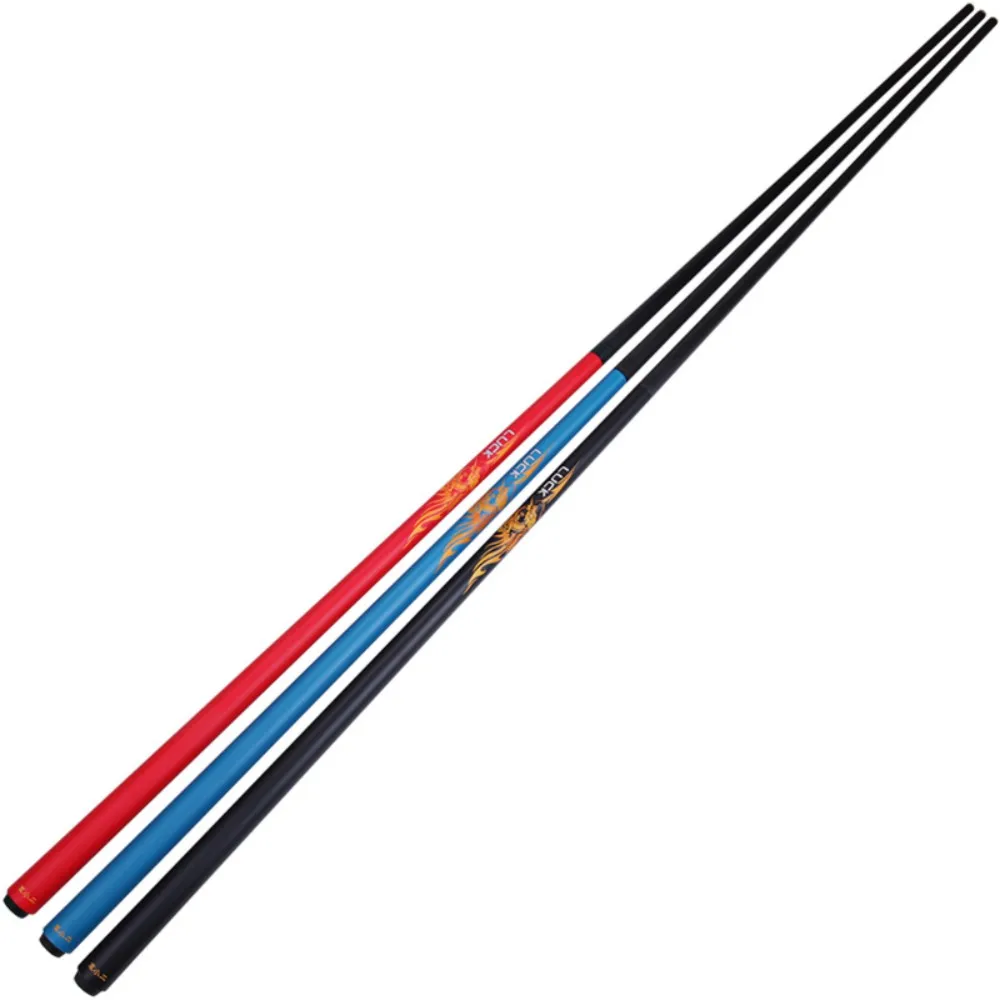 

Luck Dragon 58" Carbon Fiber Break Punch Kick-off Billiard Pool Cue Stick 13mm Black/Blue/Red