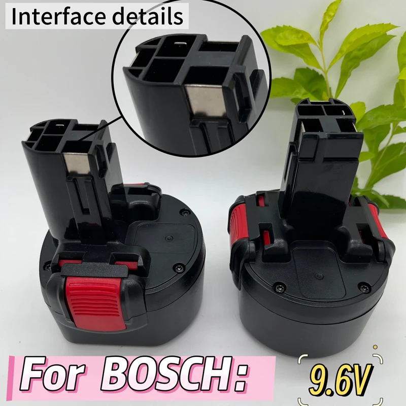 9.6V 4.8Ah/6.8Ah/9.8Ah/12.8Ah 고용량 충전식 NI-MH 배터리 |   BOSCH 전동 공구에 적합 |   PSR960,BH984,BAT048,BAT119,L50