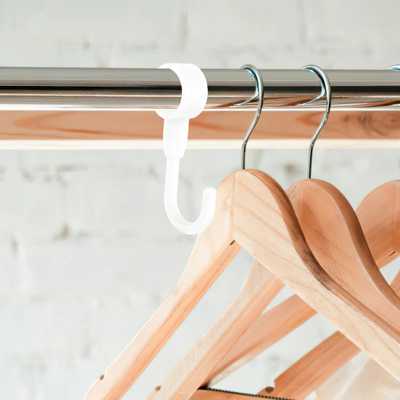 

Microwave Rack Coat Hanger Accessories Clothes Fixing Buckle Clothing Hooks Clip on Towel Windproof Sturdy for Round