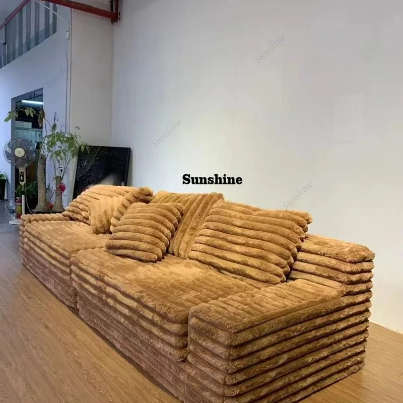 Puff European Vacuum Compressed Sofa Minimalist Nordic Modern Living Room Sofas Lounge 2 Seater Woonkamerbanken Home Furniture - Image 3
