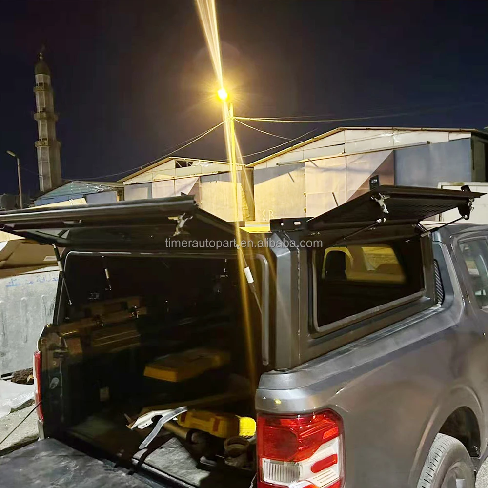 

Cool Car Light Weight 4wd Off-road Pickups Truck Camper Shell Aluminum Canopy Topper Waterproof Tonneau Lid For Maverick 20