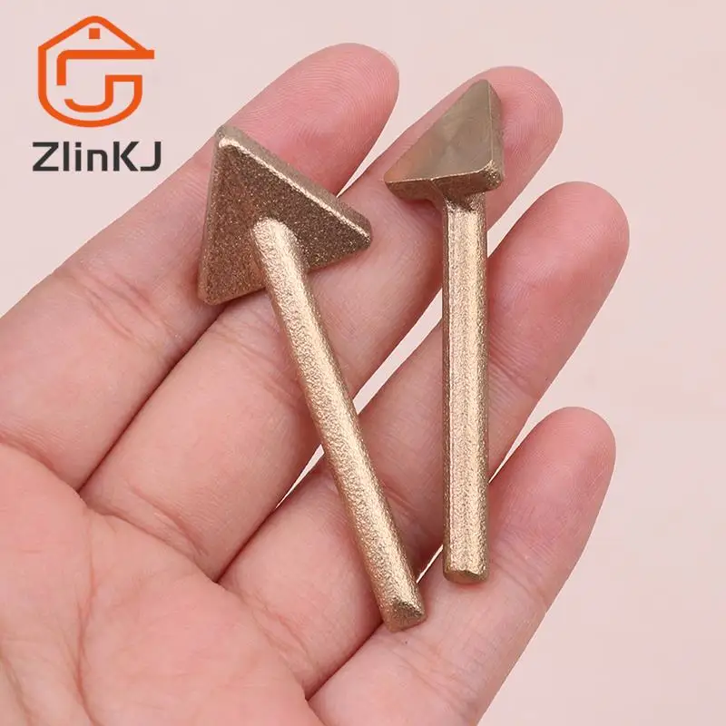 Plastic Repair Triangular Copper Smoothing Head Triangular Soldering Iron Copper Head Leather Raft Repair Wrinkle Ironing Iron