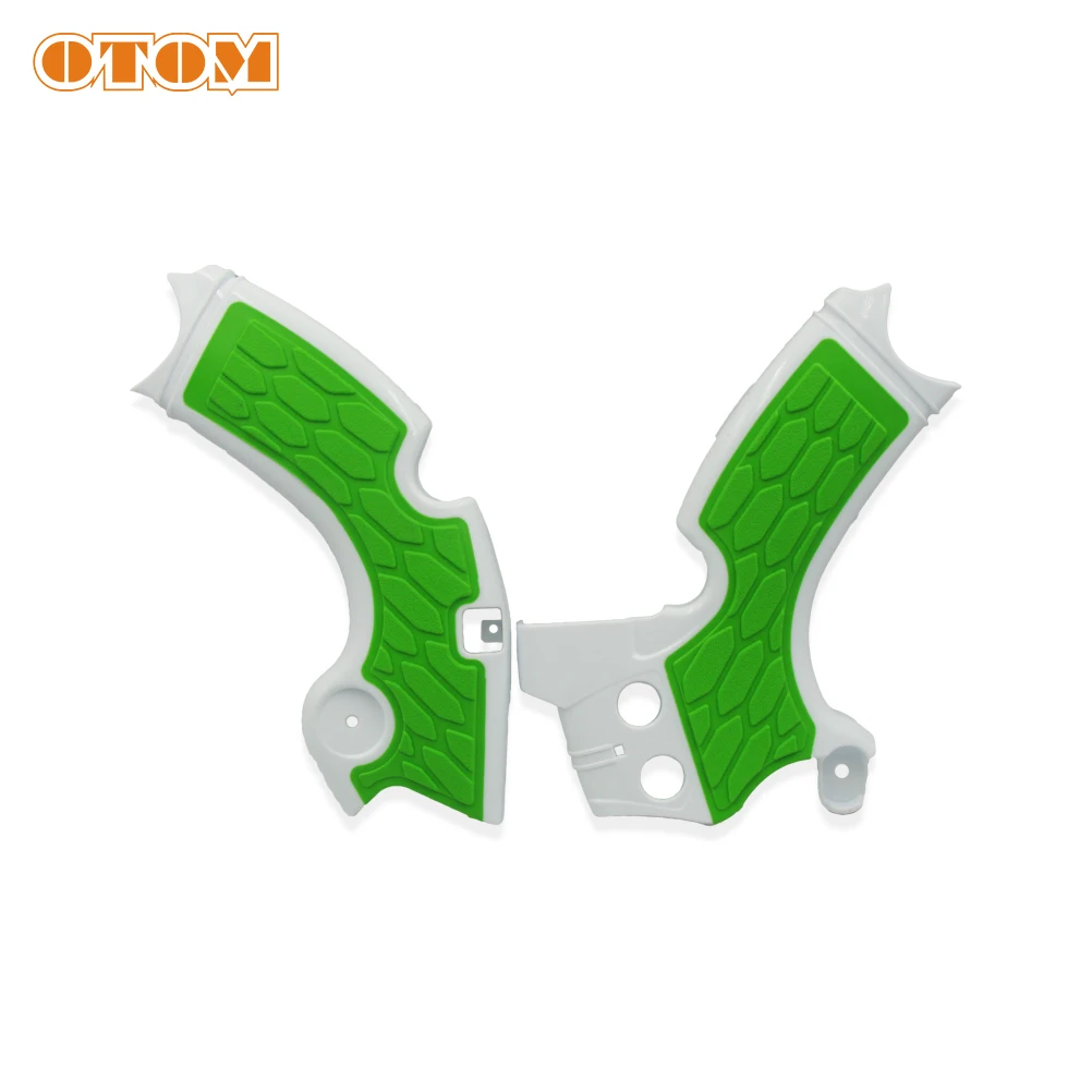 Otom motocicleta x-grip quadro guarda escudo de proteção de plástico para kawasaki kx250f 2015-2018 motocross peças de proteção de contenimento