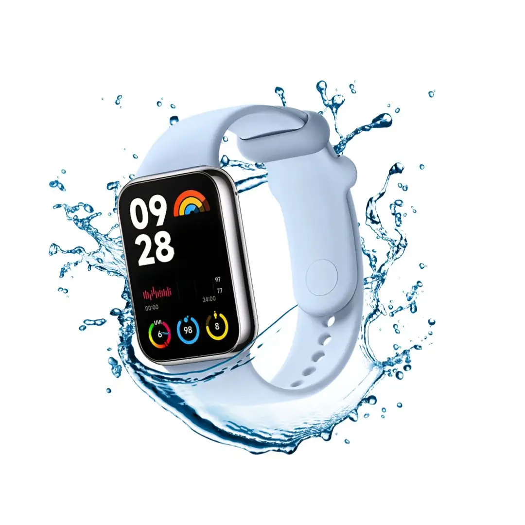 متوافق مع Xiaomi Mi Band 8 9 Pro مع حزام السيليكون بإبزيم أساسي Pro