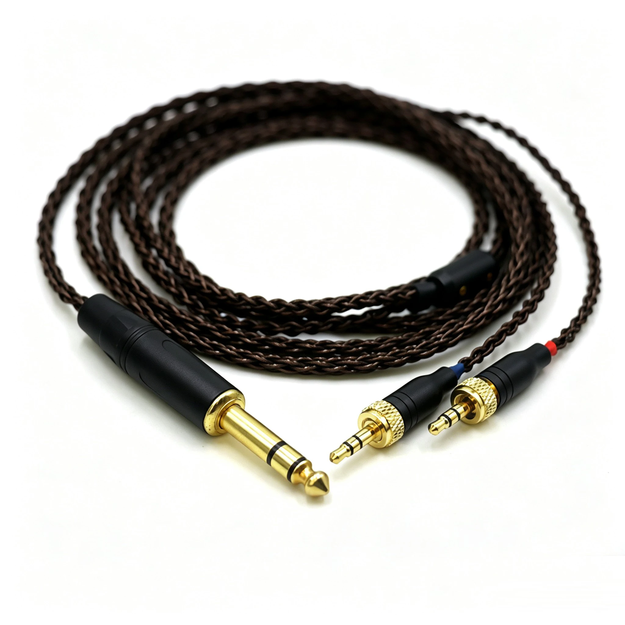 8Core OFC XLR 2.5mm 3.5mm 4.4mm Earphone Cable For Sony MDR-Z1R MDR-Z7 MDR-Z7M2 With Screw To Fix