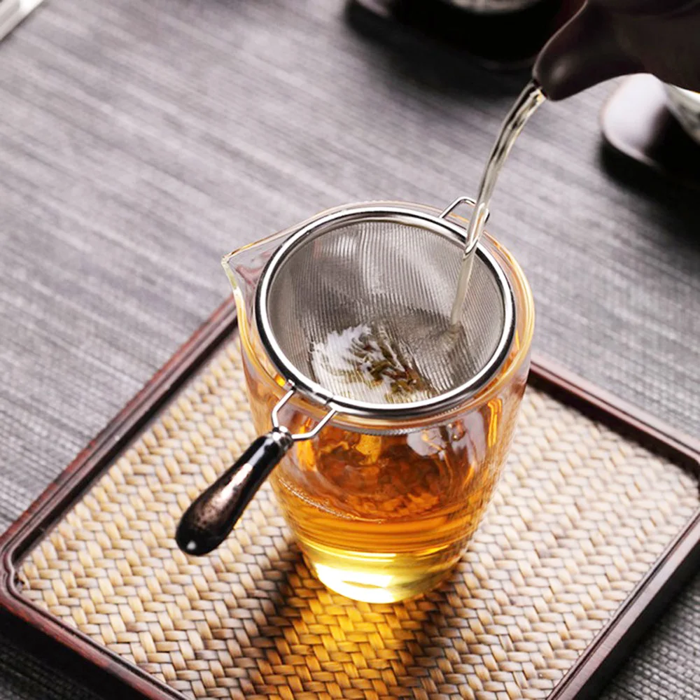 السيراميك مقبض قابلة لإعادة الاستخدام العشبية التوابل الشاي فضفاض ورقة مصفاة الشاي Infuser مصفاة شاي القهوة تصفية الشاي أداة