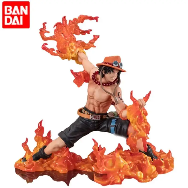 

In Stock Original Bandai Figuarts Zero One Piece Portgas.D.Ace Bounty Rush 5Th Anniversary Genuine PVC Model Figure Doll Toy