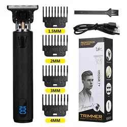 HIENA T9 Hair Trimmers vintage hair cutting machine clipper professional barber machines anti slip texture Cordless Beard Shaver