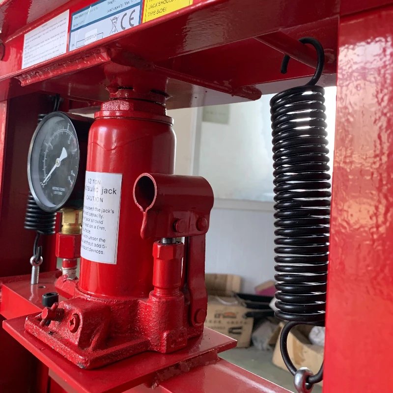 

# l Certificated 20T Workshop Hydraulic Shop Press with bottle jack and gauge