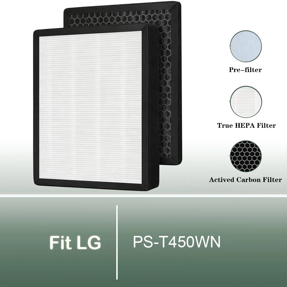 

Сменный фильтр True HEPA и угольный фильтр для очистителя воздуха LG модели PS-T450WN