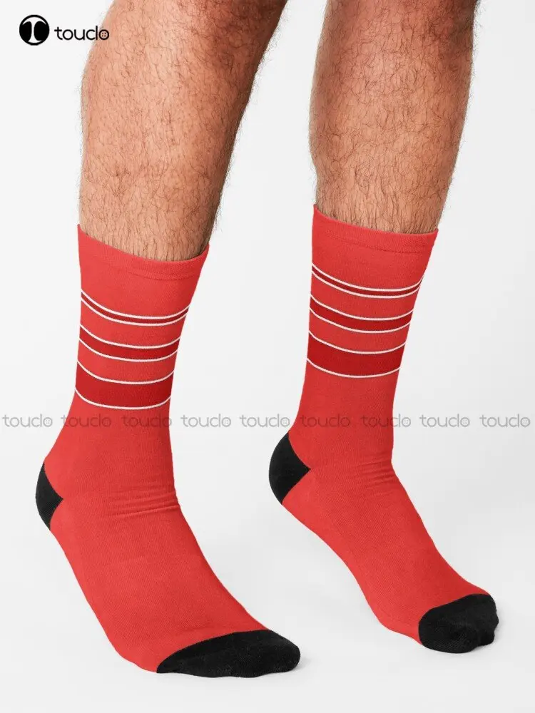 Wales 84ᴴ Welsh Football Vintage Retro Soccer 1980S 80S Socks Volleyball Socks 360° Digital Print Street Skateboard Socks