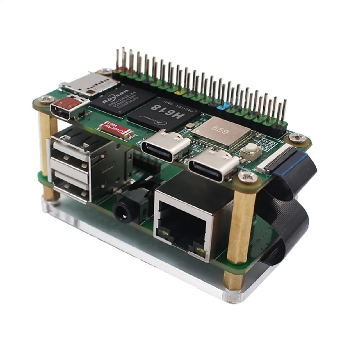 

Плата Lucky For WalnutPi ZeroW для разработки на базе Allwinner H618 с 2.4G/5G WiFi, Bluetooth 5.0, 4K, с антенной, 2 ГБ ОЗУ