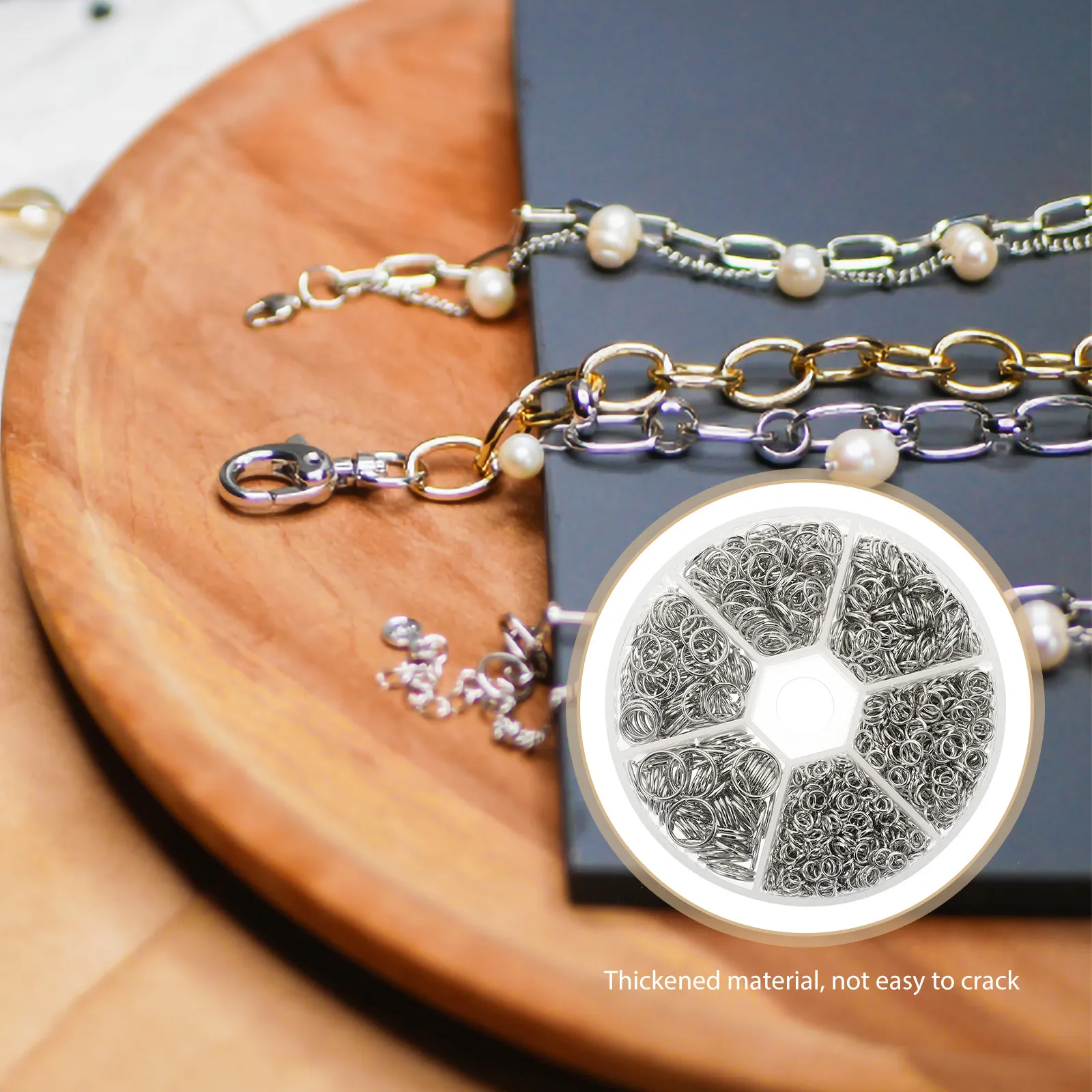 

Прочные металлические разъемные кольца для изготовления украшений, фурнитура для рукоделия, ремонта браслетов и ожерелий, серебряные разъемные кольца