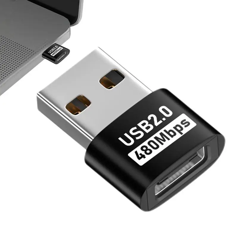 USB 2.0 Type-C адаптер типа OTG Type C USB C «папа»-USB «мама»