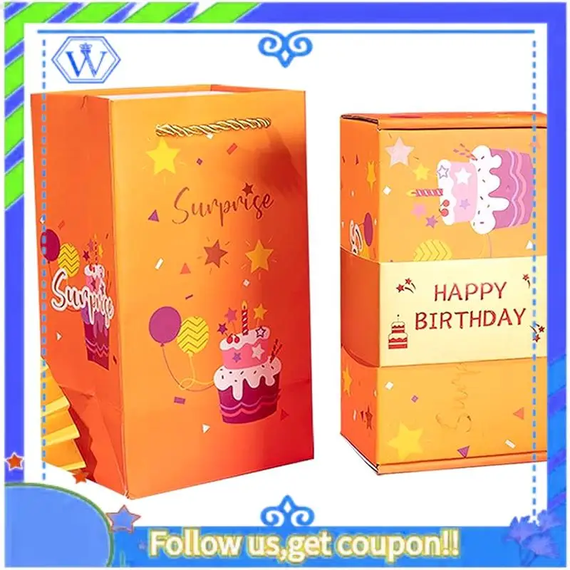 

Exploding Gift Box Money Up Surprise Birthday Prank Box Money Roll Gift Box For Cash Gift Durable C