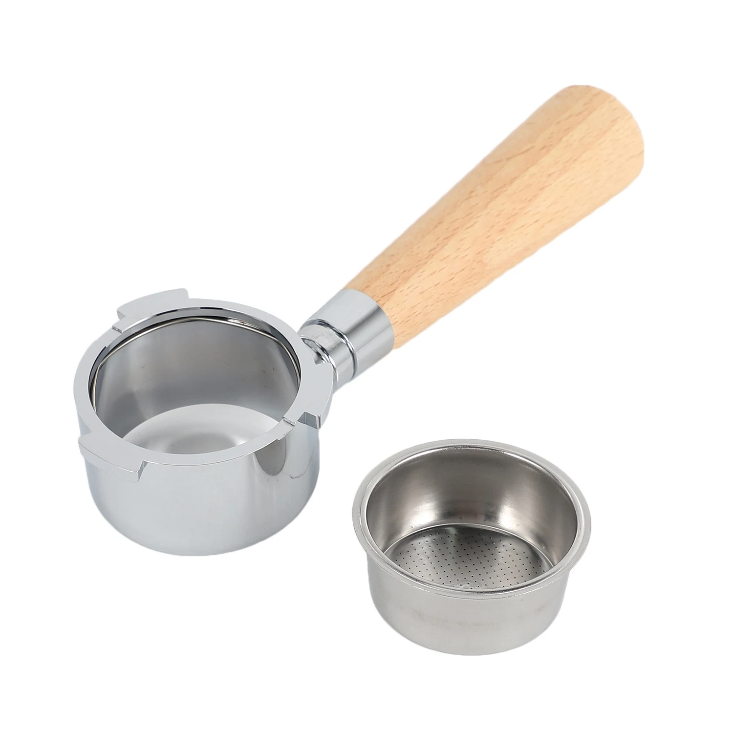 Portafiltro sin fondo de café para filtro Delonghi EC680/EC685, cesta de filtro de repuesto de 51MM, accesorios de café