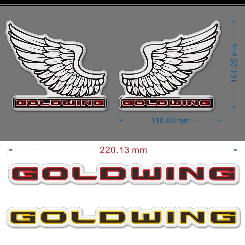 MFor Honda Goldwing GL1800 1100 1200 1500 Tour F6B otorcycle Stickers  Cover Emblem Side Fairing Stickers Decal Logo Symbol Mark