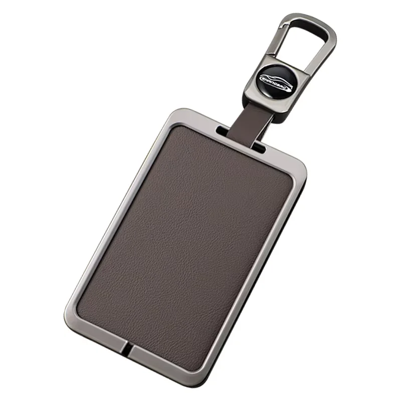 For Leapmotor C10 C11 C16 Zinc Alloy Leather Car NFC Card Remote Key Case Cover Protector Shell Auto Keychain Accessories