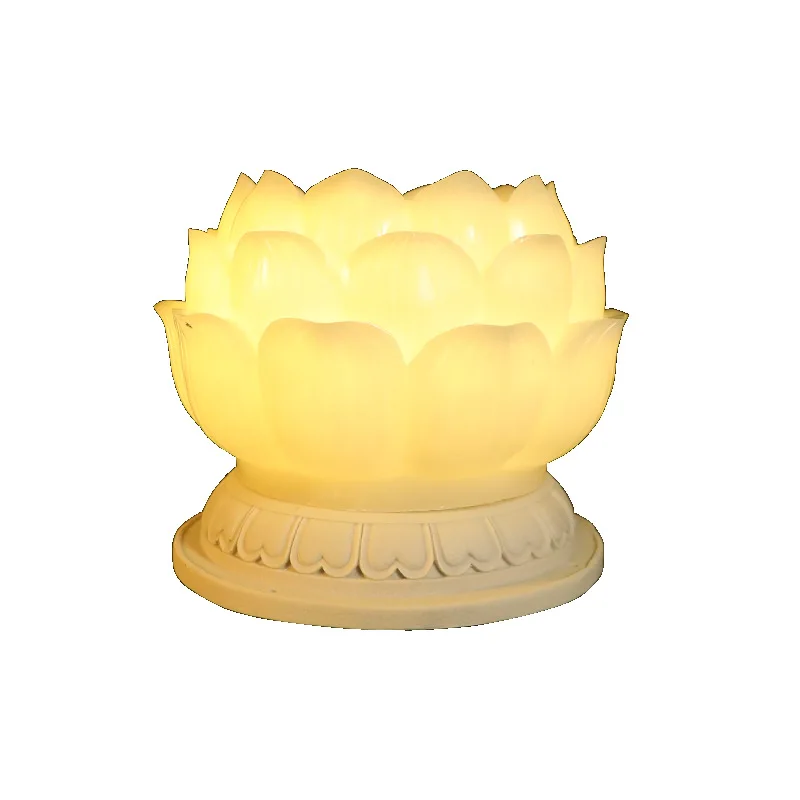 

Solar villa courtyard decoration lotus lamp outdoor waterproof garden landscaping zen