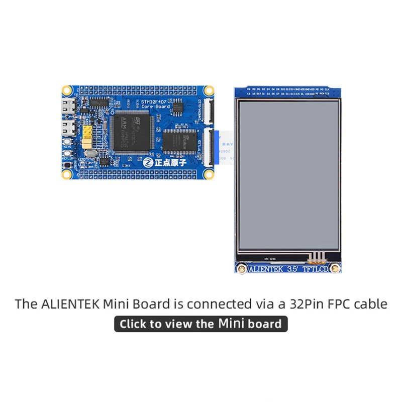 ALIENTEK MCU-Écran Tactile LCD TFT de 3.5 Pouces, exposée 320x480, Moniteur STM32 pour Ardu37