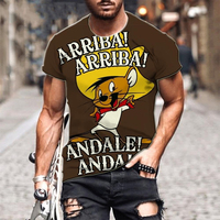 Anime Cartoon Speedy Gonzales 3D Printed T-Shirts Men Women Fashion Streetwear Short Sleeve T Shirt Kids Tees Tops Man Clothing