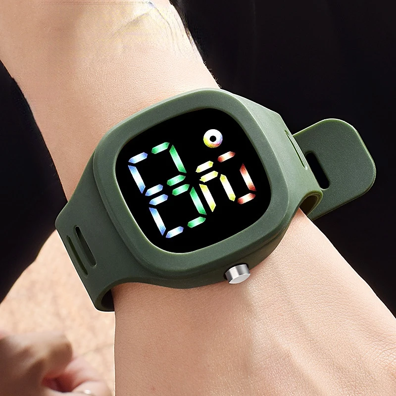 New Square Electronic Watch Men and Women Student Sports Children\'s LED Digital Watch Non-smart Watch Dropshipping