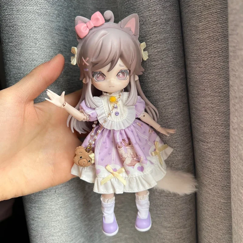 MINISO Liroro Blind Box Märchen Cottage Gelenkpuppe Serie Actionfiguren Figur Tischdekorationen Spielzeug Geschenk