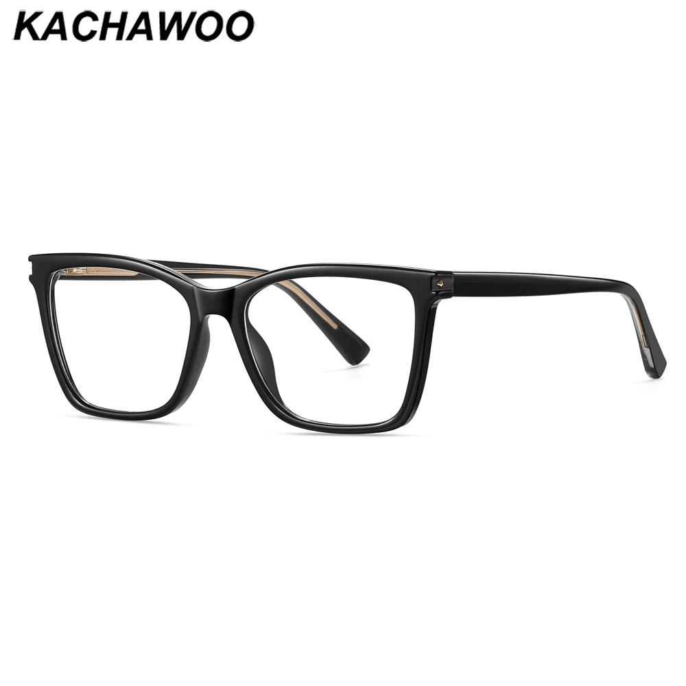 Oculos-kachawoo-com-bloqueio-de-luz-azul-armacao-quadrada-em-acetato-tr90-para-computador-unissex-preto-marrom-cinza