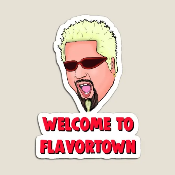 

Добро пожаловать в Flavortown Meme магнит домашний холодильник милый декор для органайзера на холодильник детские наклейки детская магнитная детская игрушка