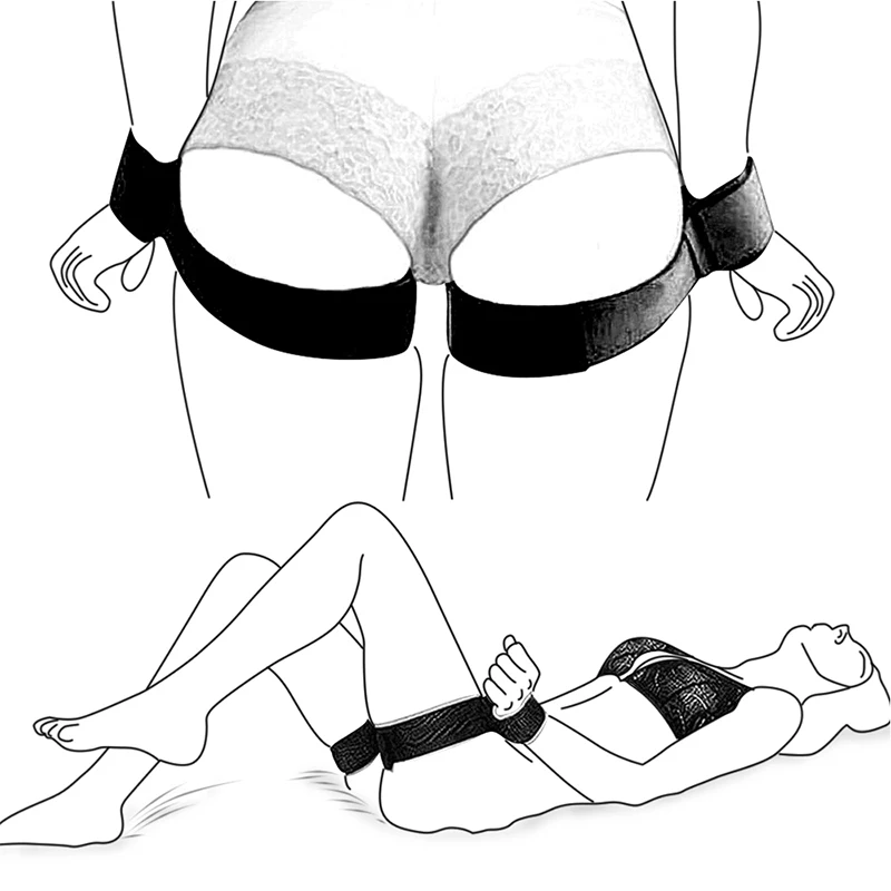 Accessoires de bondage pour femmes sexy, 18 jouets sexuels 7.0, lingerie gay, SFP sexuel, retenue des cuisses, nuisette pornographique