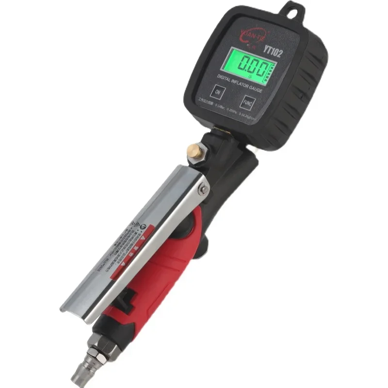 High-precision digital display with inflation meter Air gun tire pressure monitoring