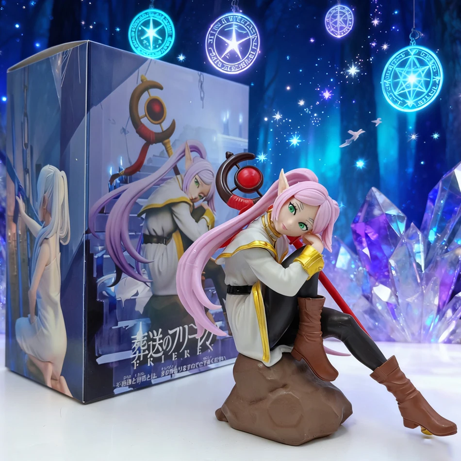 13 سنتيمتر فريرين بيوند نهاية الرحلة أنيمي فتاة الشكل المعكرونة سدادة سوسو نو فريرين عمل الشكل تحصيل نموذج ألعاب الدمى #1