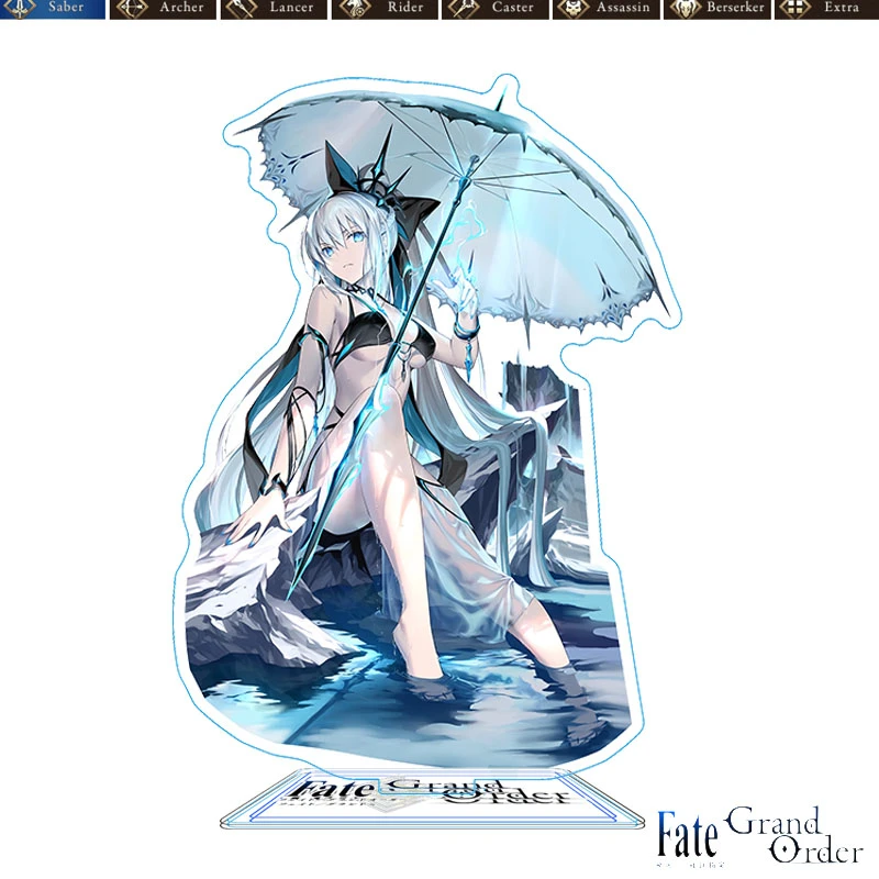 15cm Game Fate/Grand Order Acrylic Tohsaka Rin Saber Character Stand Model Bracket Desktop Bookshelf Decoration Collection Gifts