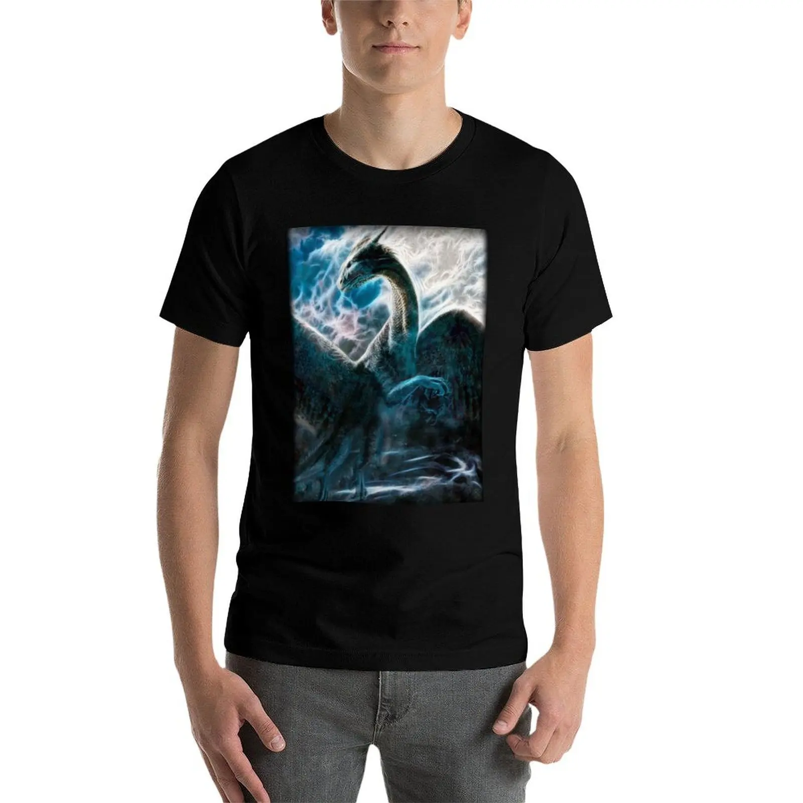 

Saphira The Dragon From The Hit Eragon Movie T-Shirt t shirt man casual t shirts for man cotton funny cotton tshirt 100% T-Shirt