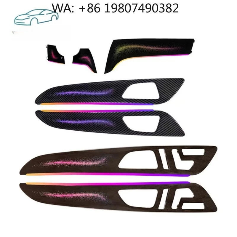 X166 ML GLE Piano Black Symphony Lamp, 64 Color RGB Interior Ambient Light Old Large SUV Full Car Dynamic Decor Kits