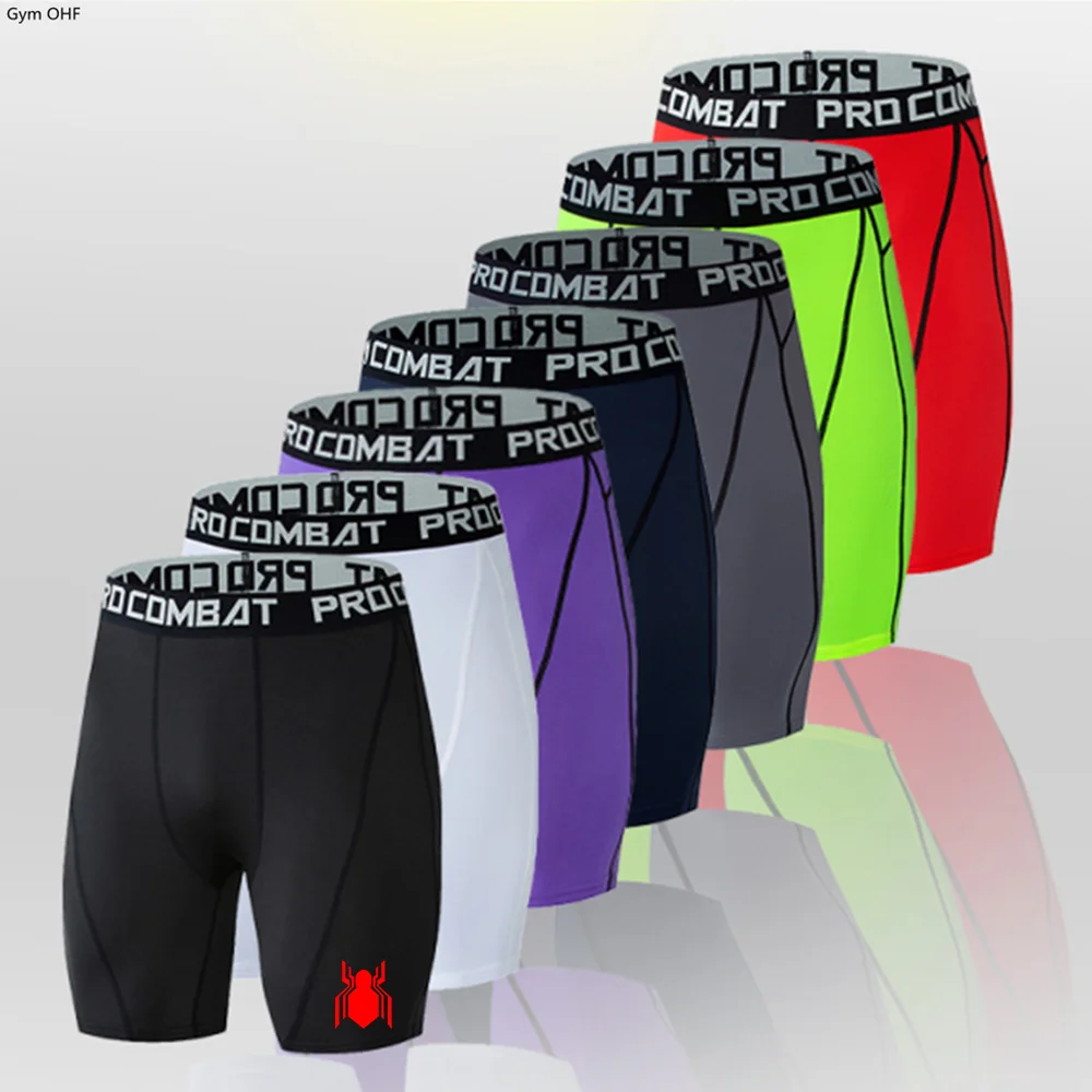 

Underpants Men Breathable Dry Fit Superhero Sport Fitness Shorts Training Male's Short Pants Men's Underwear Gym Running Shorts