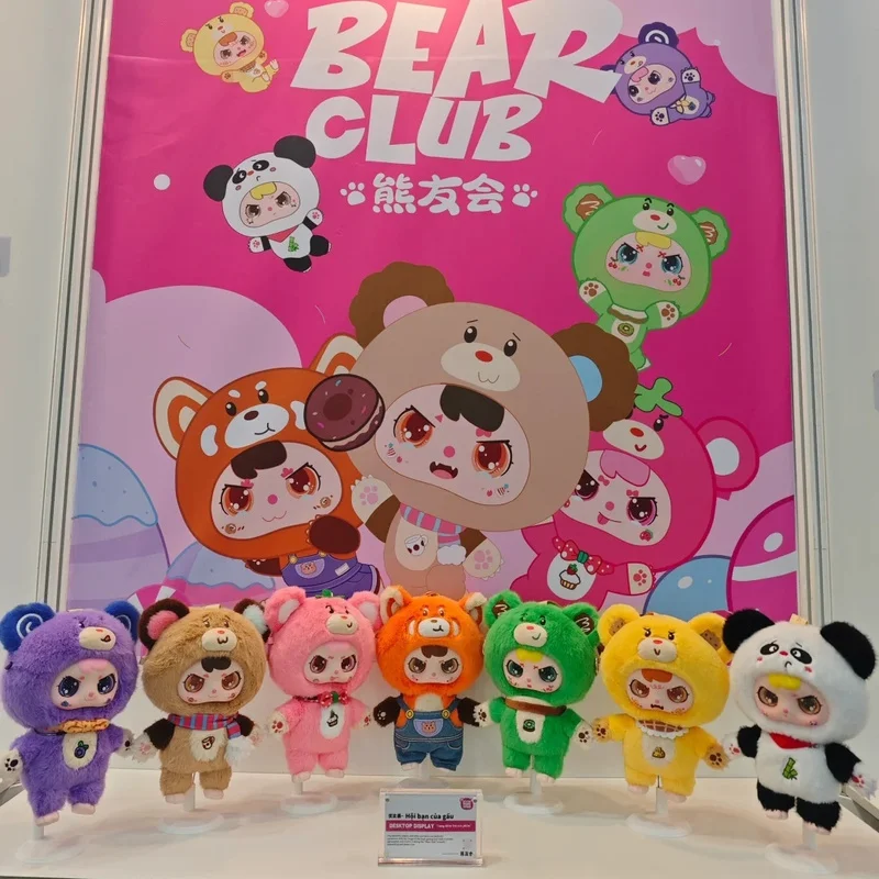 

In Stock Original Bear Club Forest Party Series Vinyl Plush Blind Box Cute Dessert Teddy Bear Doll Bag Exquisite Pendant Gift