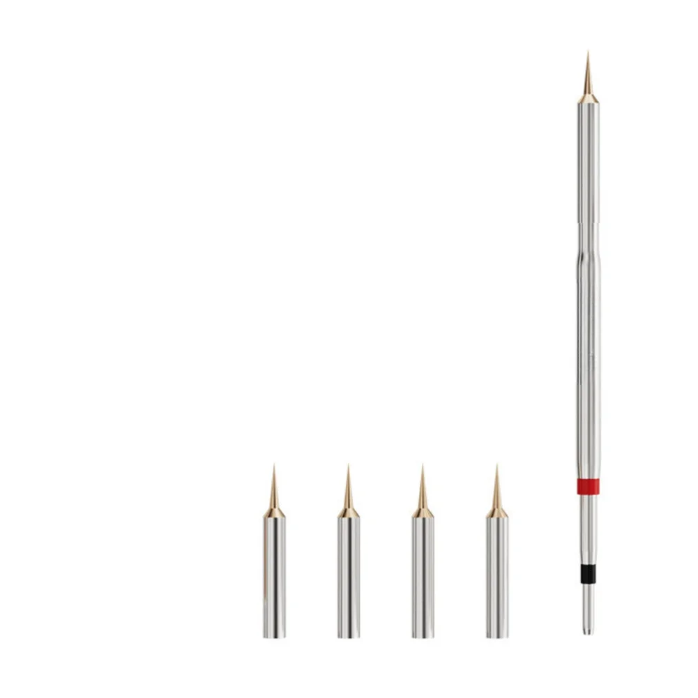 

Copper Soldering Iron Tip Ultra Fine 81mm for C210 Station with Fast Heat Transfer for Phone and Electronics Repair
