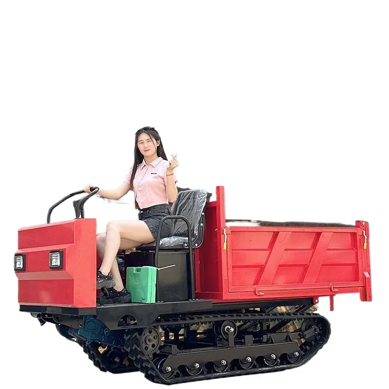 Anyu creeper transporter crawler tractor mountain climbing king agricultural field transporter small covered belt