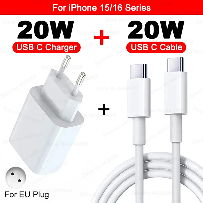 40 W Für iPhone Ladegerät USB Typ C Schnelle Ladegerät Für iPhone 16 15 14 13 12 11 Pro Max 7 8 Plus PD Ladekabel Telefon Zubehör