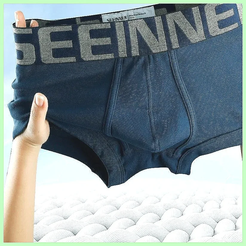 

Men's Cotton Boxer Shorts U-Convex Pouch, Breathable Soft Anti-Ride Up Lightweight Underwear