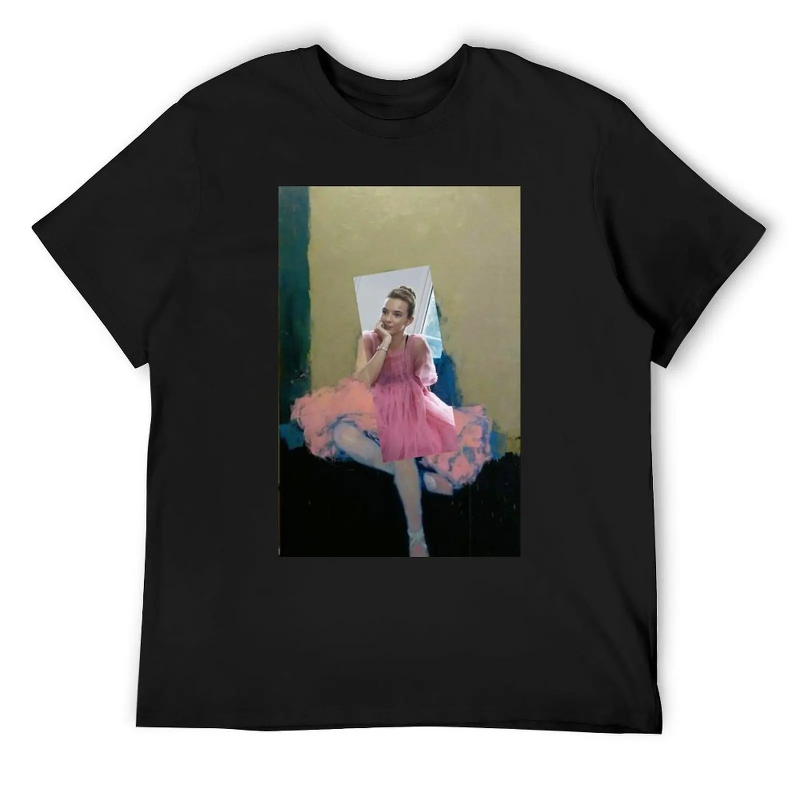 

Ballerina Villanelle T-Shirt blue archive man t shirt kawaii clothes mens cotton t shirts