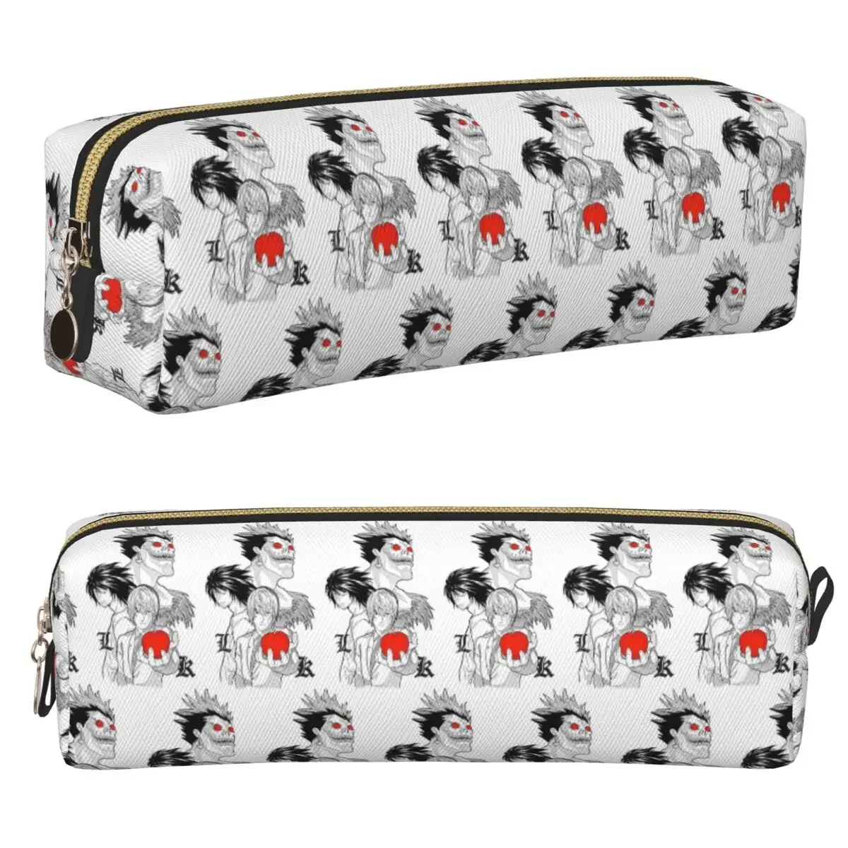 Death Book Death Note Anime Pencil Cases Large Storage Pen Bags Pen Box For Boys Girls Stationery Pencil Pouch Cosmetic bag