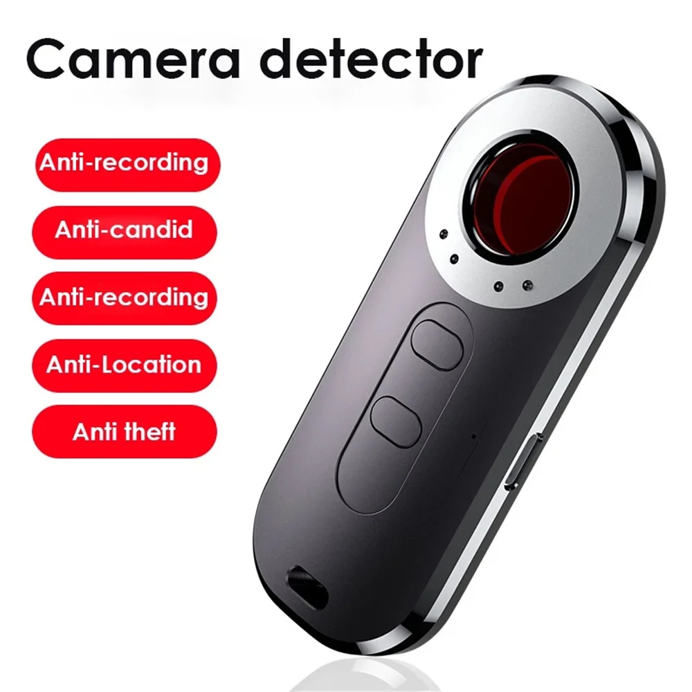 Wireless RF Signal Detector Hidden Camera Finder Bug Anti Spy Candid Pinhole Camara Detects WiFi GSM Audio GPS Locator Scanner