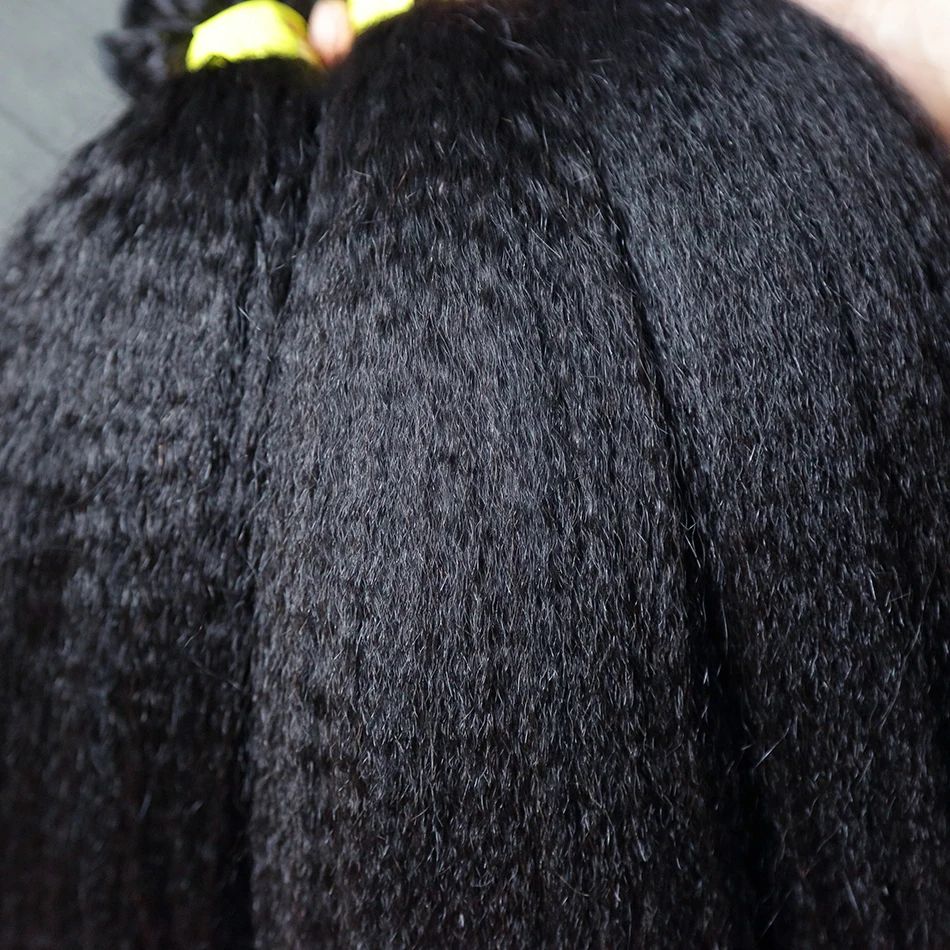 موسيلي غريب حزم مستقيمة شعر الإنسان حزم من شعر مفرود حزم الشعر الخام 1/3/4 حزمة صفقات شعر بشري لعذراء ملحقات