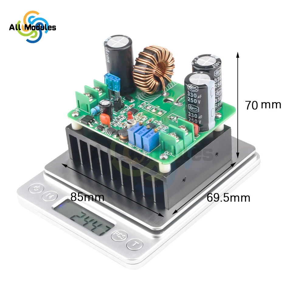 BT900W DC 120V 15A Regulated Constant Current Power Supply Adjustable High Power Boost 120V 15A Charger Power Supply Module